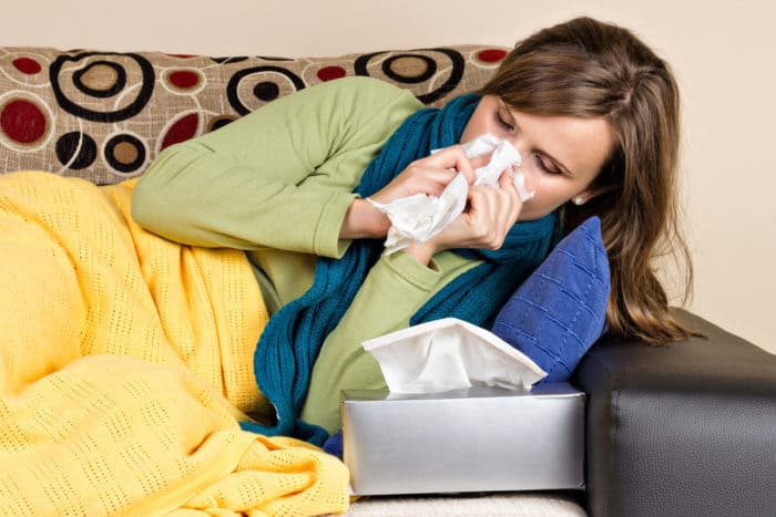 quanto tempo devi fare una pausa con raffreddori e influenza