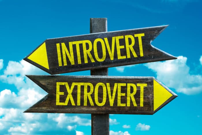 personalità introversa e estroversa della salute