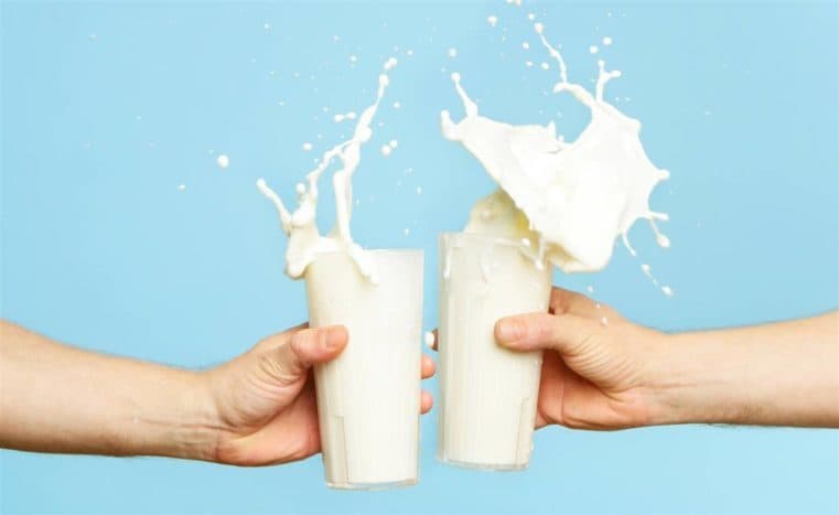 latte per l'aumento di peso